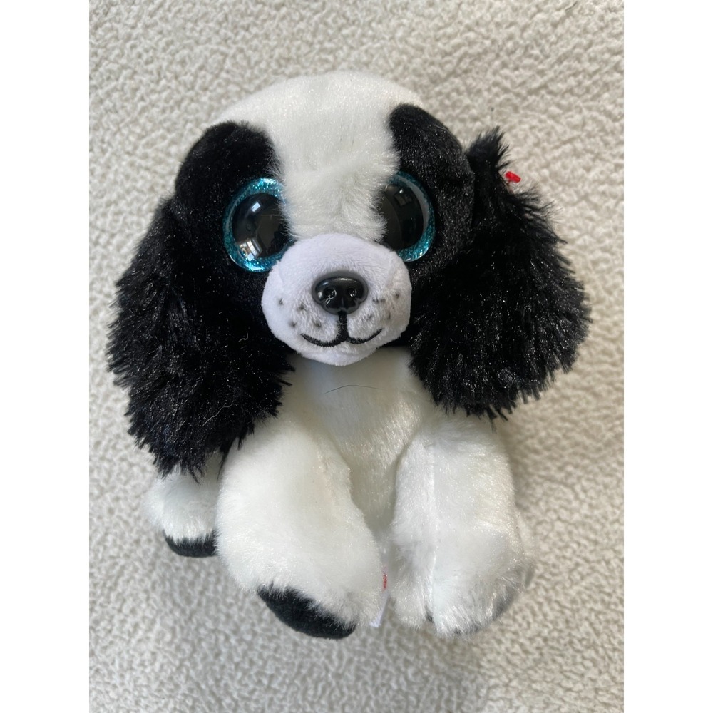 TY Beanie Boos - SISSY the Dog (Glitter Eyes)(Regular Size - 6‎ inch) - MWMTs